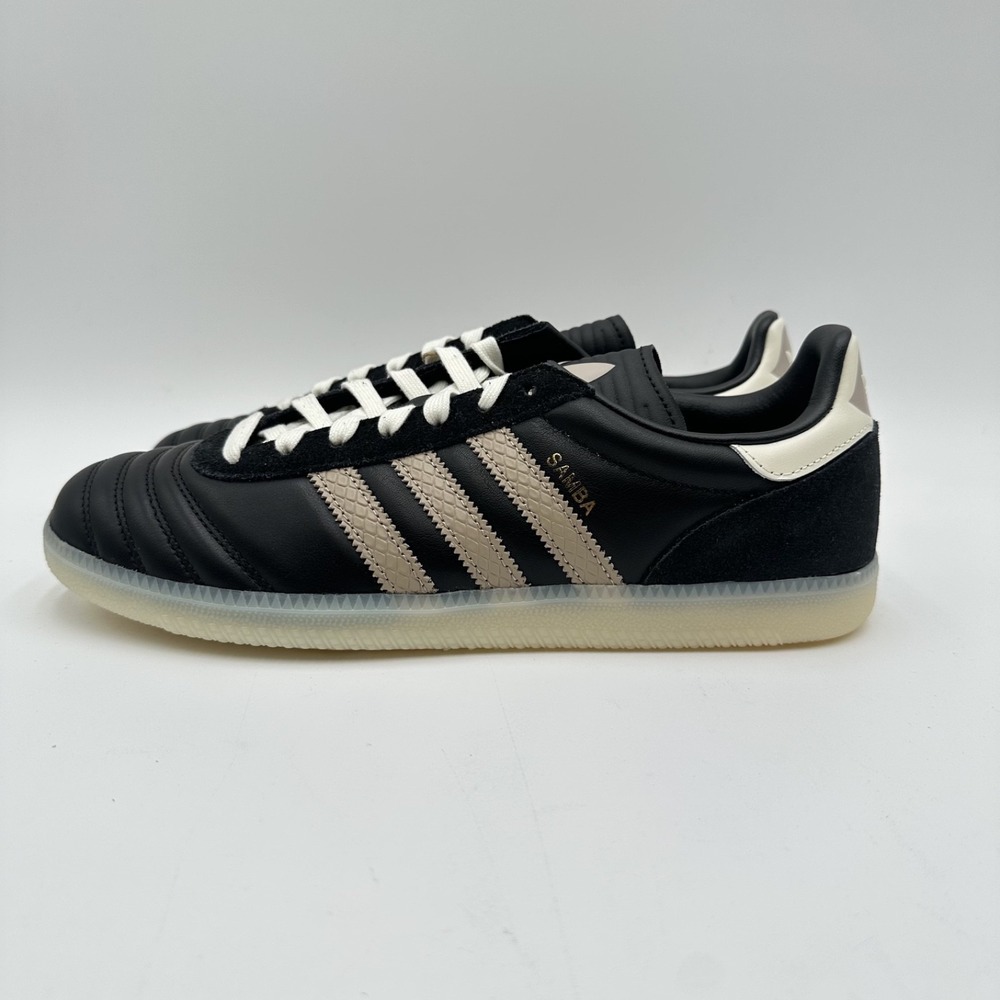 Adidas Men's 8/W9 Samba JP‎ Lace Up Black Sneakers Casual Shoes JR0963 NEW